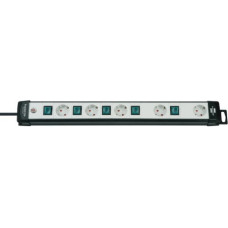 Brennenstuhl Premium-Line black / gray 5x Plug - H05VV-F 3G1.5 3m IP44