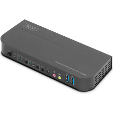 Digitus KVM switch 2-port 4K60Hz (black)