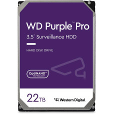Western Digital HDD|WESTERN DIGITAL|Purple Pro|22TB|SATA|512 MB|7200 rpm|3,5"|WD221PURP
