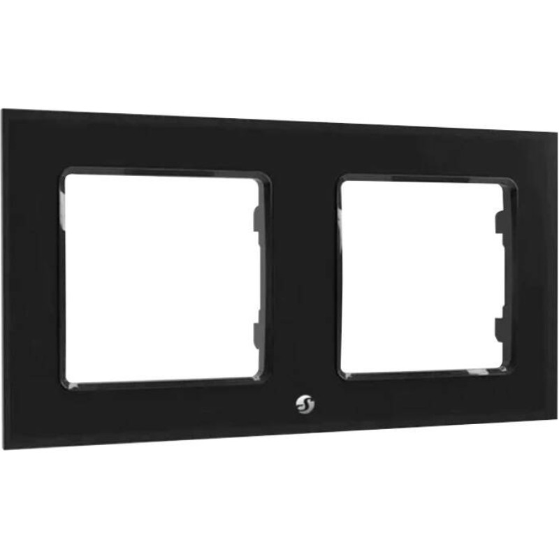 Shelly Switch frame double Shelly (black)
