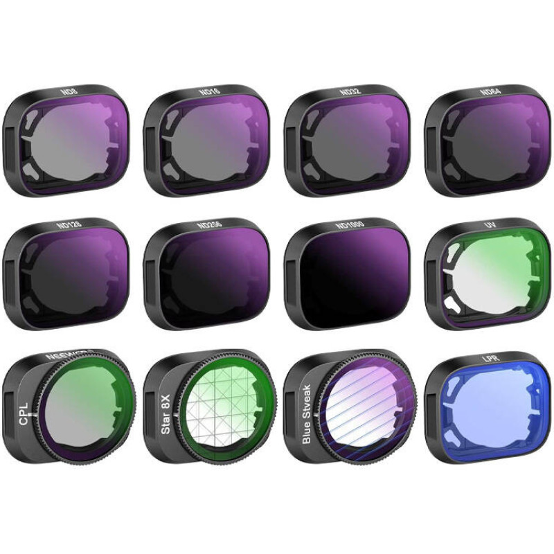 Neewer Filters set for DJI Mini 3 / Mini 3 Pro Neewer FL25 ND8/16/32/64/128/256/ND1000/UV/CPL/BSA/LPR/S