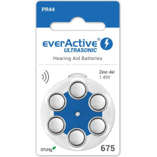 Everactive Hearing aid battery PR44 6 pcs.