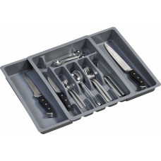 Kesper Wkład na sztućce do szuflady rozsuwany Szary