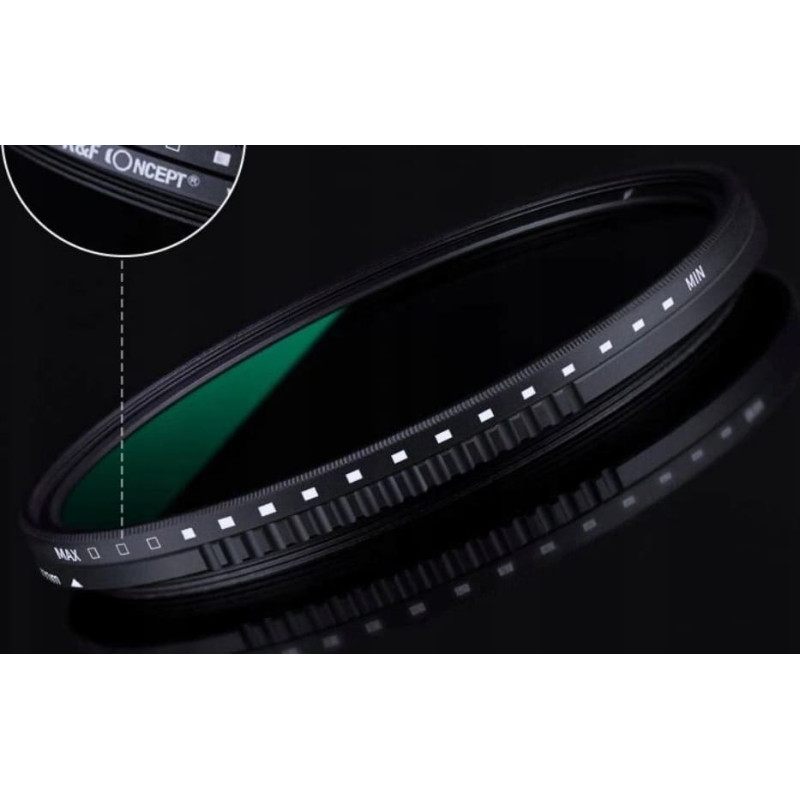 K&F Concept Filter Kf Filter 52mm Kf X Fader Grey Regulated Nd8-nd128 / Kf01.1324