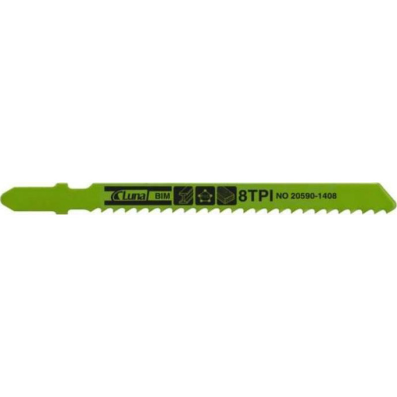 Luna Bimetal cutter blades, type T318AF for metal 100x8x1.0-21 5-P A