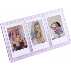Loveinstant Box LoveInstant Frame Standing On 3 Photos For Cameras / Print Printer Paper Zink / Fuji Instax Mini - Purple