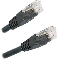 Xtendlan XtendLan patch kabel Cat6, UTP - 0,25m, černý (prodej po 10 ks)