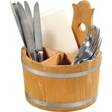 Kesper Dekoracyjny pojemnik na sztućce i serwetki, &Oslash; 17 cm, Kesper