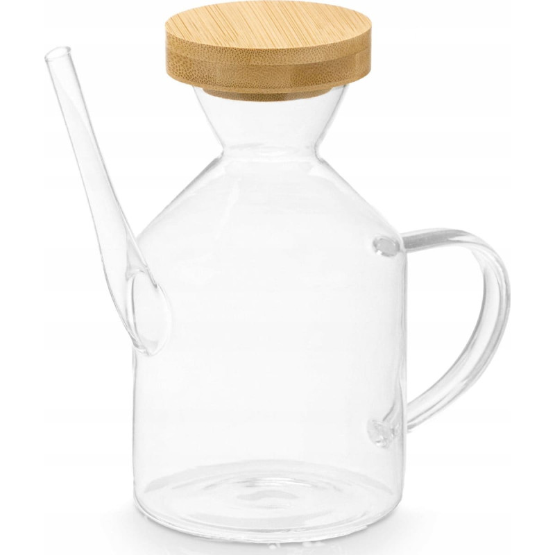 Vivalto Butelka na oliwę INTRA z bambusową pokrywką, 600 ml