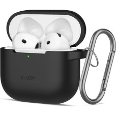 Tech-Protect TECH-PROTECT SILICONE HOOK APPLE AIRPODS 4 BLACK