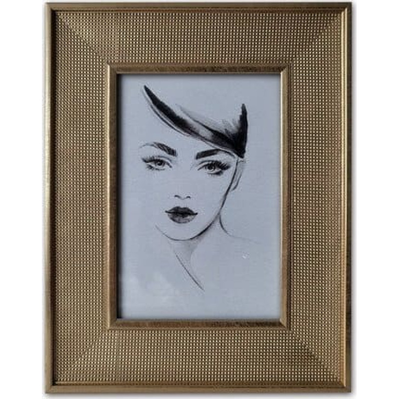 Home Styling Collection Ramka Home Styling Collection Złota ramka na zdjęcie, 17,5 x 22,5 cm