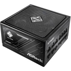Asrock Steel Legend SL-1000G, PC power supply black, 1x 12-pin high power GPU, 3x PCIe, cable management, 1000 watts
