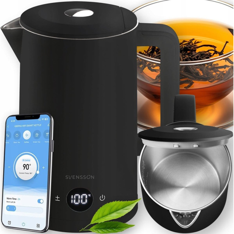 Inne Czajnik Svensson SMART06C tuya wifi 1,7L czarny 2200W