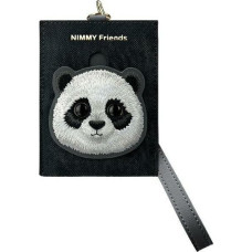 Ilike Nimmy portfel na karty czarny/black Big Eyed Pet 2.0 Cat