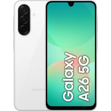 Samsung Galaxy A26 17 cm (6.7") Hibridinis lizdas dviem SIM kortelėms Android 15 5G C tipo USB 6 GB 128 GB 5000 mAh Balta