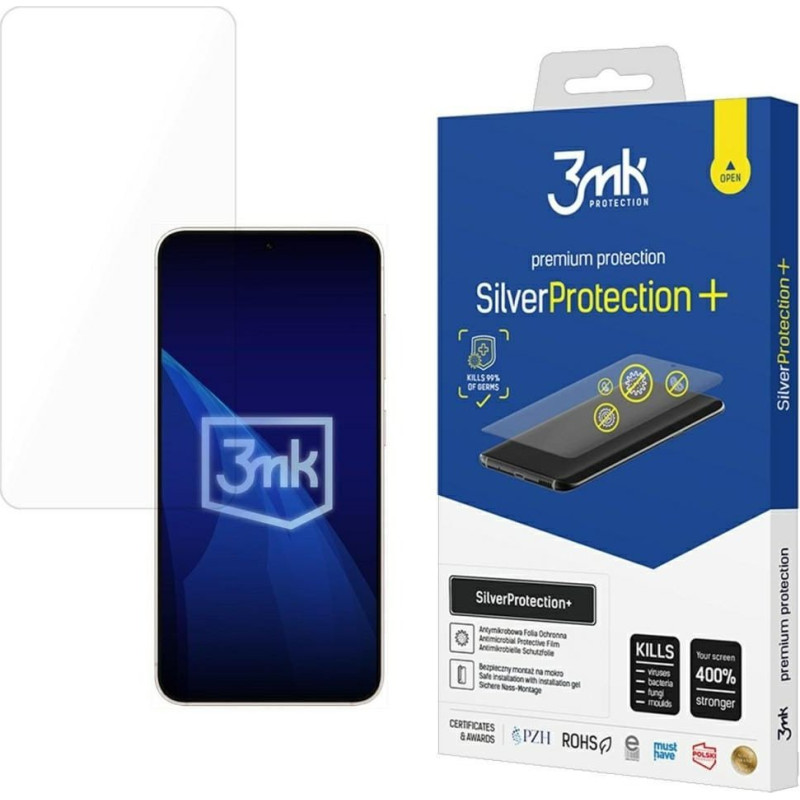 3MK Folia antymikrobowa 3MK SilverProtect+   montowana na mokro do Samsung Galaxy S25 Edge