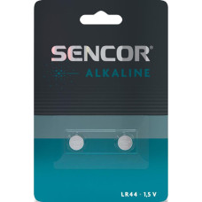 Sencor Bateria alkaliczna, LR44, LR44, 1.5V, Sencor, blistr, 2-pack