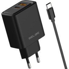 Beline Ładowarka sieciowa Beline 45W GaN        USB-A/USB-C + kabel USB-C/USB-C BLN2CB45C czarny