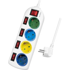 Logilink Power strip LogiLink LogiLink 4 sockets 1.5m color