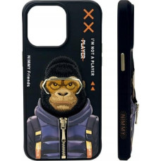 Audi Nimmy case iPhone 15 Pro Max 6.7" black/black Cool&Cute 2.0 Monkey