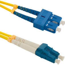 Qoltec Optic Patchcord SC/UPC - LC/UPC SM 9/125 G652D 1m (54031)