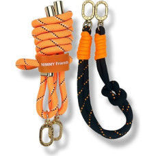 Dog & Bone Zestaw crossbody + handstrap Nimmy       Cool&Cute 2.0 pomarańczowo czarny