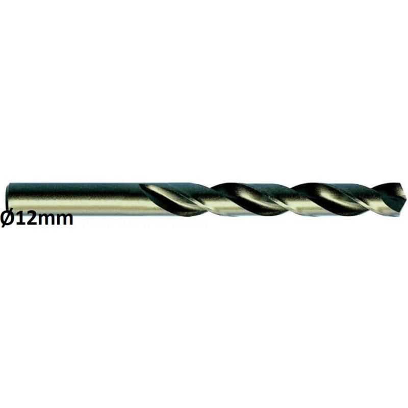 Exact Metalo grąžtas DIN338 HSSE-Co &Oslash;12mm 5vnt., Exact