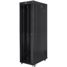 Lanberg Szafa Lanberg Szafa stojšca Rack 19 cali 47U 800x1200mm, drzwi szklane LCD (FLAT PACK) czarna