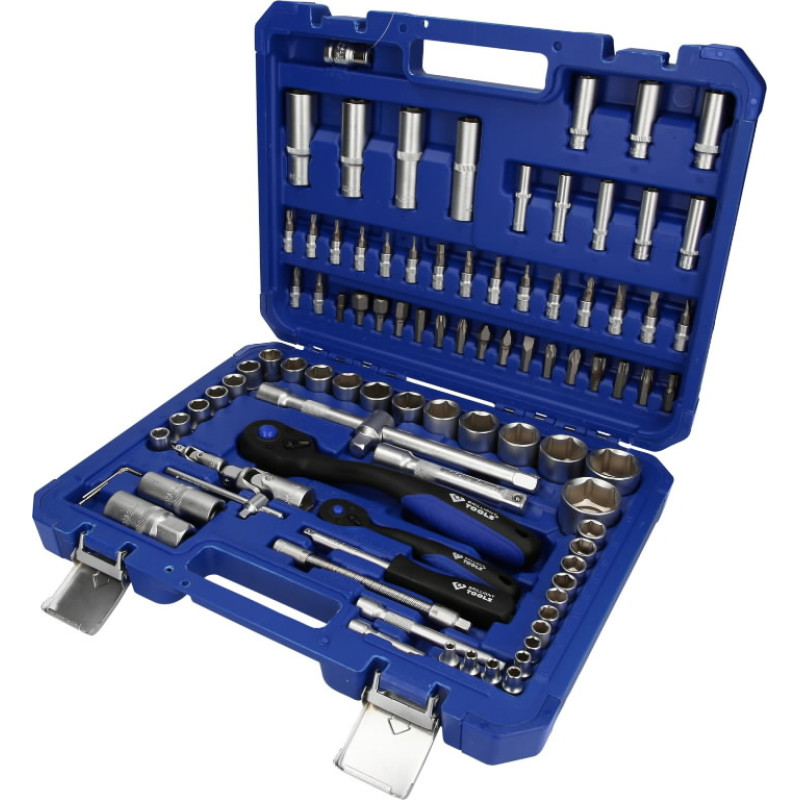 Brilliant Tools Galvučių komplektas, 94-vnt, 1/4", 1/2", Brilliant Tools
