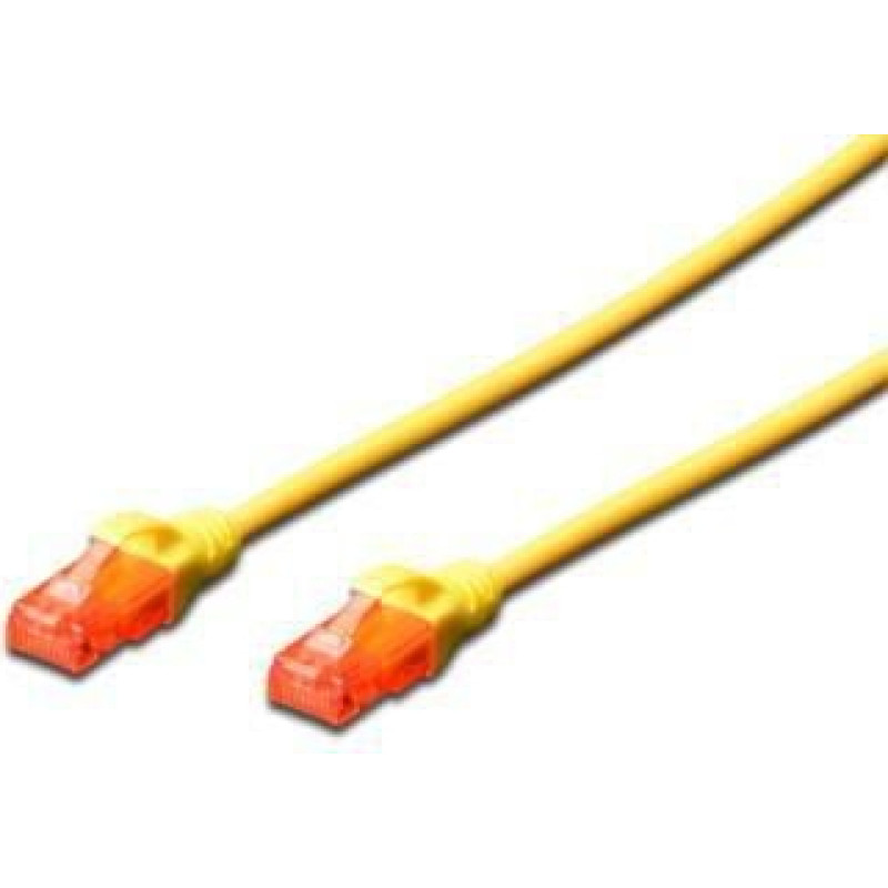 Digitus Patchcord UTP, CAT.6, yellow, 0.5m (DK-1612-005/Y)
