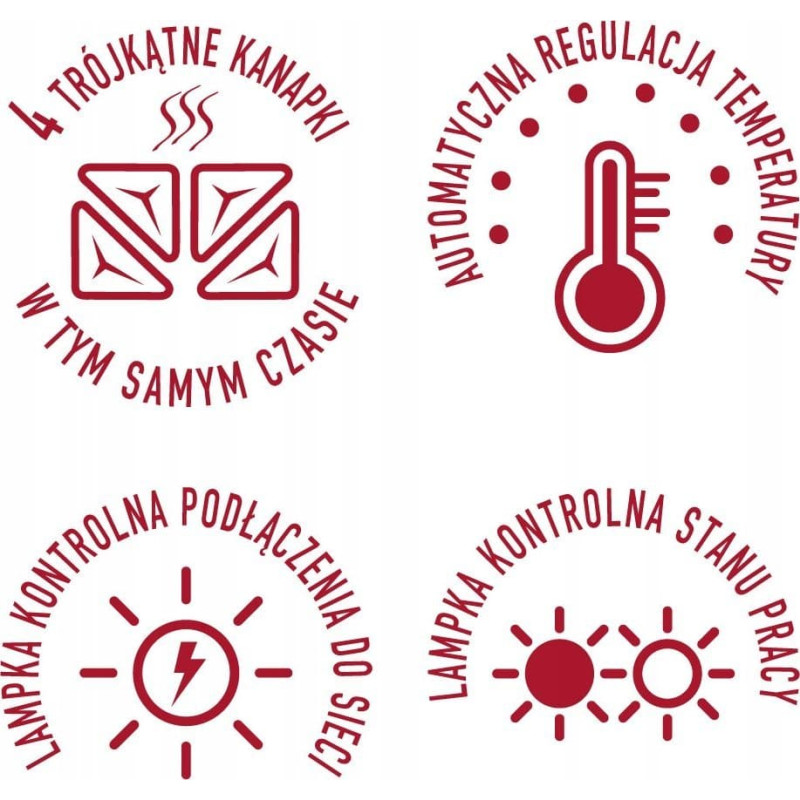 MPM Opiekacz MPM Opiekacz do kanapek MOP-49M MPM