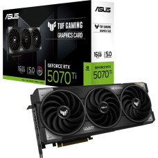 Asus GeForce RTX 5070 Ti TUF GAMING, graphics card DLSS 4, 3x DisplayPort, 2x HDMI 2.1