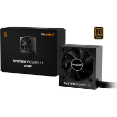 Be Quiet! System Power 11 450W maitinimo blokas 20+4 pin ATX ATX Juoda