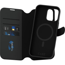 Panzerglass CARE by ® Feature Case Tango Two-in-One Wallet w. MagSafe iPhone 16 Pro Max mobiliojo telefono dėklas Juoda
