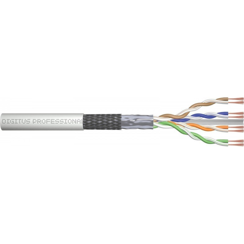 Digitus DIGITUS CAT 6 SF-UTP Roh-Patchkabel 305m Box Grau