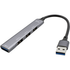 I-Tec Metal U3HUBMETALMINI4 sąsajos šakotuvas USB 3.2 Gen 1 (3.1 Gen 1) Type-A Metalinis