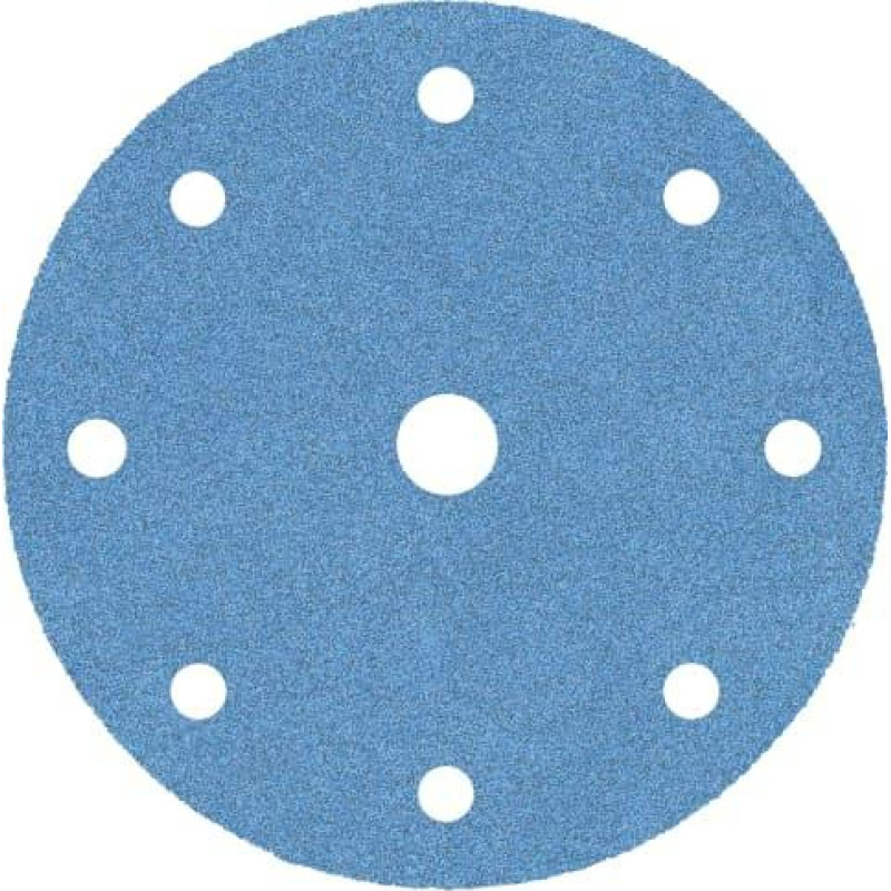 Klingspor KRĄŻEK ŚCIERNY SAMOPRZYCZEPNY 125mm  PS36CK gr.80 /50szt.   Z OTWORAMI GLS3   TWARDE DREWNO/TWORZYWA SZTUCZNE