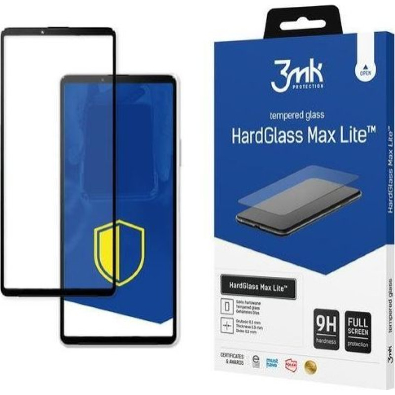 3MK Szkło hartowane 3MK HardGlass Max Lite Sony Xperia 10 III 5G czarne