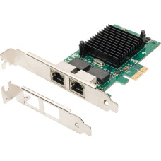 Digitus 2 port Gigabit Ethernet, LAN adapter