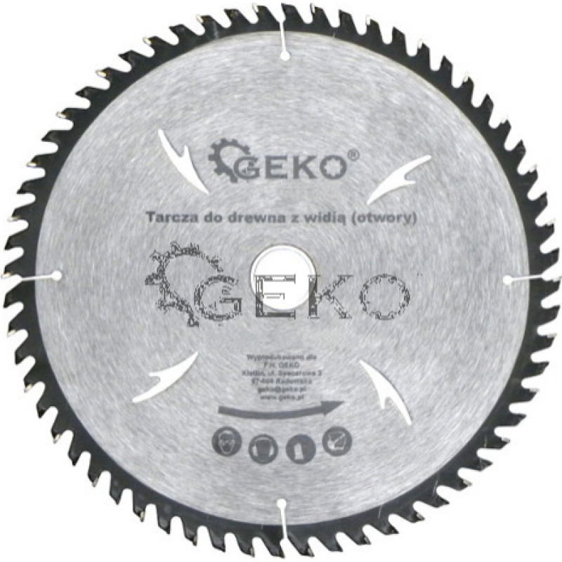 Geko PIŁA TARCZ.WIDIA 250*30*60z /B