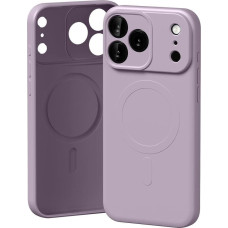 Mercury Goospery Etui Mercury Semi-Silicone MagSafe do iPhone 17 Pro Max lawendowa szarość