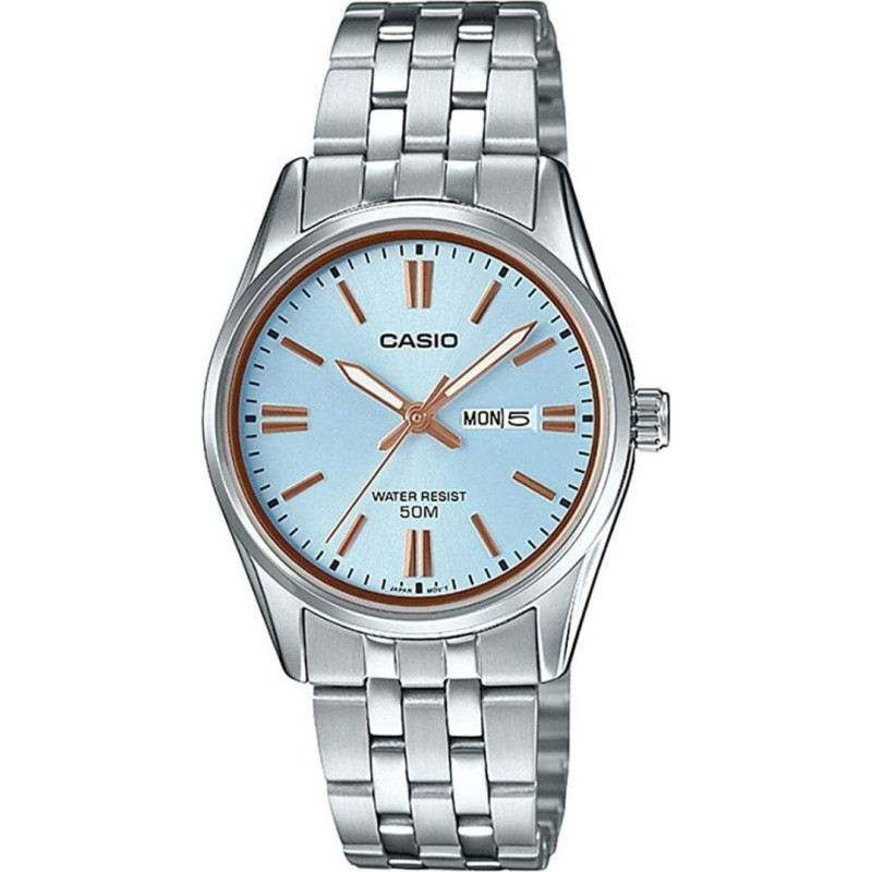 Casio Zegarek Casio Zegarek Damski Casio ENTICER LADY Niebieski ( 36 mm)