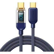 Joyroom USB cable Joyroom USB-C - USB-C 1.2 m Blue (JYR645)