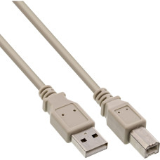 Inline 34557H USB kabelis 7 m USB A USB B Rusvai gelsvas