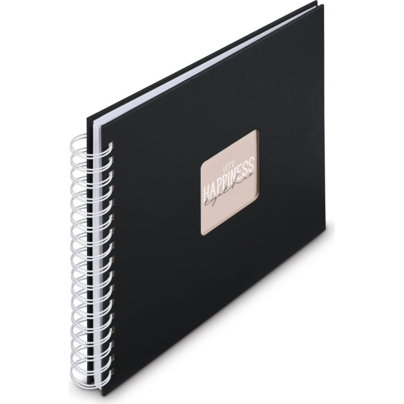 Hama 00009831 nuotraukų albumas Juoda 50 lapai 10 x 15 Spiralinis surišimas