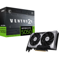MSI GEFORCE RTX 5050 8G VENTUS 2X OC vaizdo plokštė NVIDIA 8 GB GDDR6