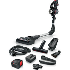 Bosch BSS715FRSH siurblys-šluota / elektrinė šluota Dulkių siurblys-šluota „du viename“ Baterija Sausa Bemaišis 0,3 L Juoda, Sidabras 5 Ah