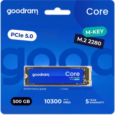 Goodram SSDR-GRC01-500-80 SSD diskas 500 GB M.2 PCI Express 5.0 NVMe 3D NAND