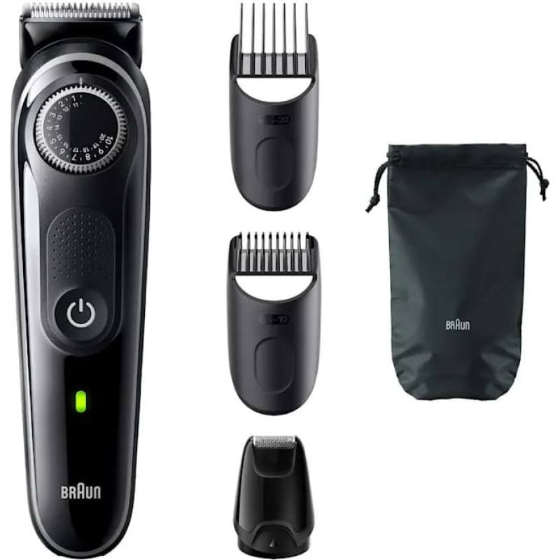 Braun Beard Trimmer Series 3 BT3440, Beard Trimmer Black