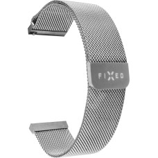Fixed | Mesh Strap with Quick Release 22mm for Smartwatch | Silver